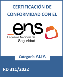 Distintivo de Certificación de Conformidad con el Esquema Nacional de Seguridad, categoría ALTA
